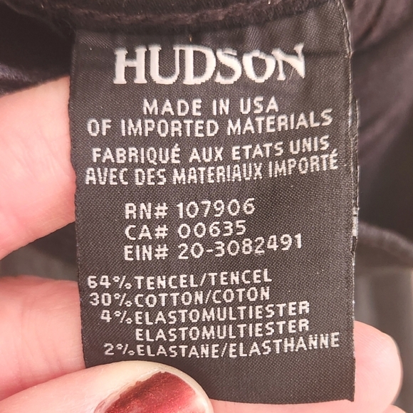 EUC Hudson High Rise Bullocks Jeans in Lace Up Super Skinny, Size 28 - Picture 10 of 12
